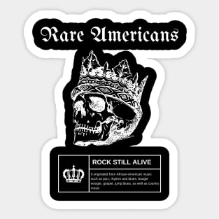 King Vintage Rare Americans Sticker